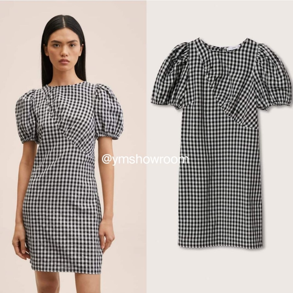 MANGO GINGHEM Dress| Size XXL | In Excellent Condition